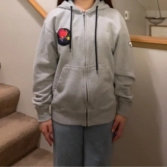 BT21 oversized tata zip up hoodie ⭐️